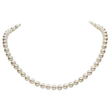 Lily Treacy Japanese Akoya Pearl 14K gold clasp Necklace strand white bridal wedding 18