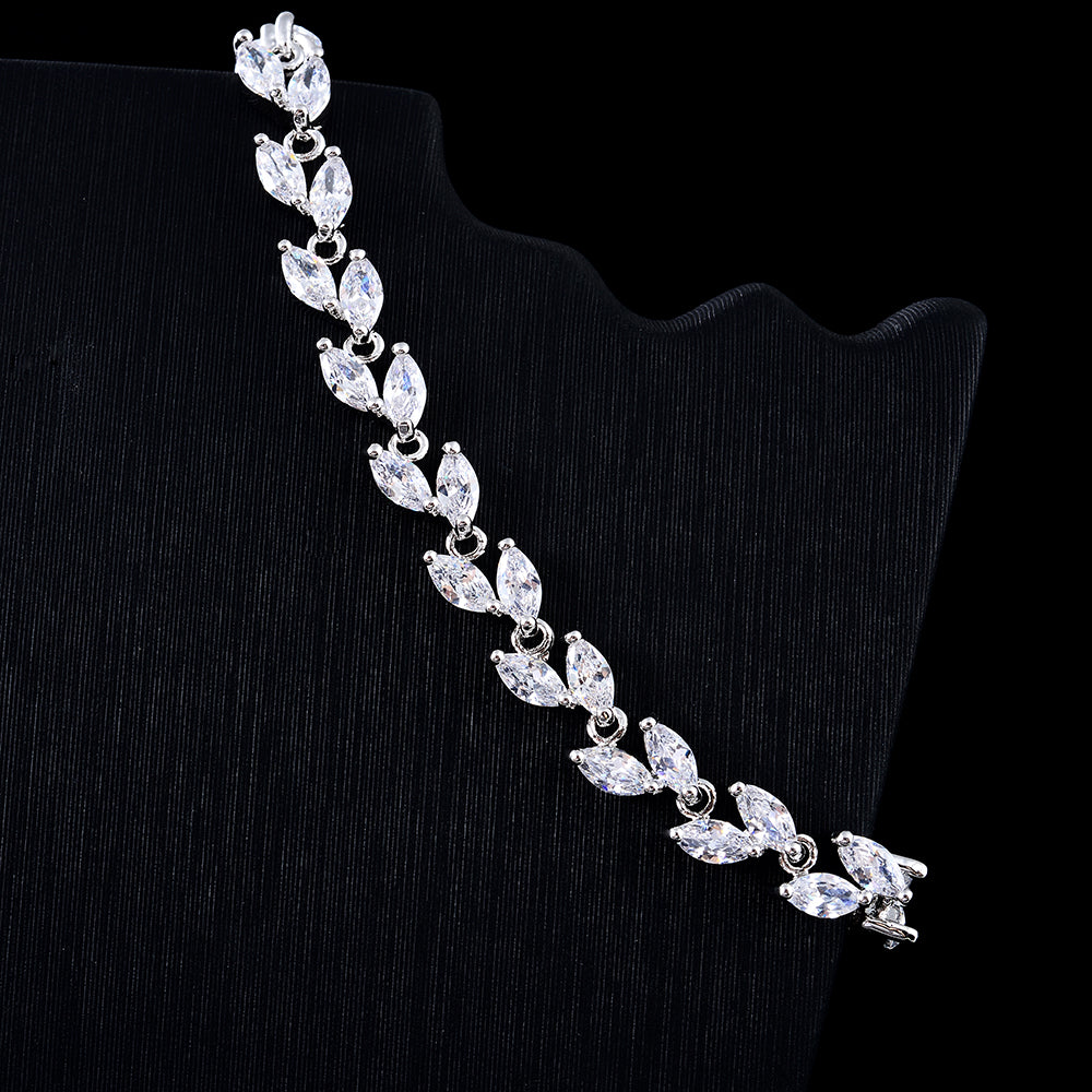 Marquise CZ Tennis Bracelet