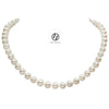 8.5-9.5mm Freshwater Pearl Necklace Strand White 18