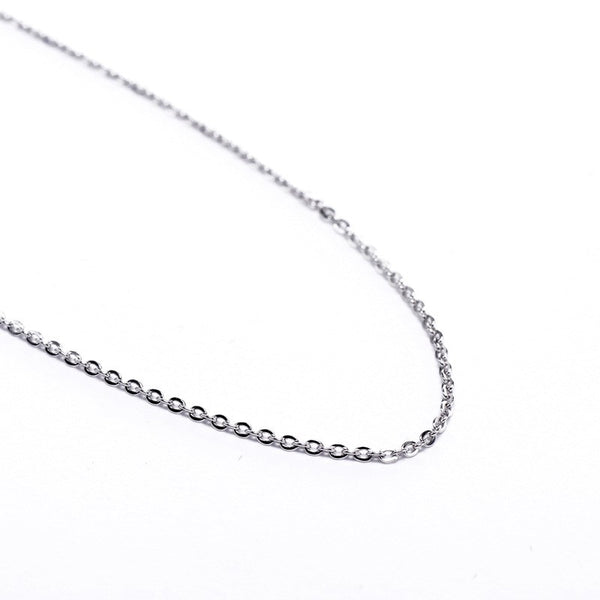 925 Sterling Silver "O" Chain Necklace 18K Yellow Rose White Gold Vermeil 16" 18" 20" 30"